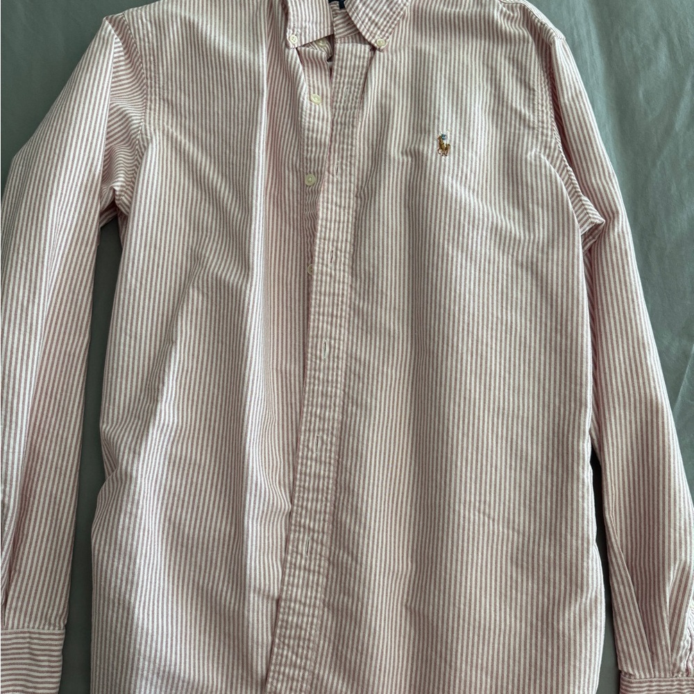 Polo Ralph Lauren Red White Stripe Button down shirt